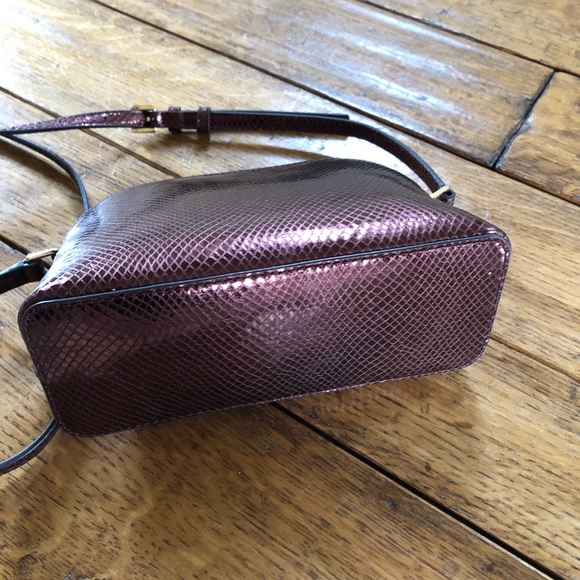 NWT Michael Kors embossed leather Emmy crossbody - Picture 5 of 7